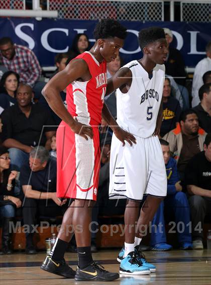 Thumbnail 1 in Mater Dei vs. St. John Bosco  photogallery.