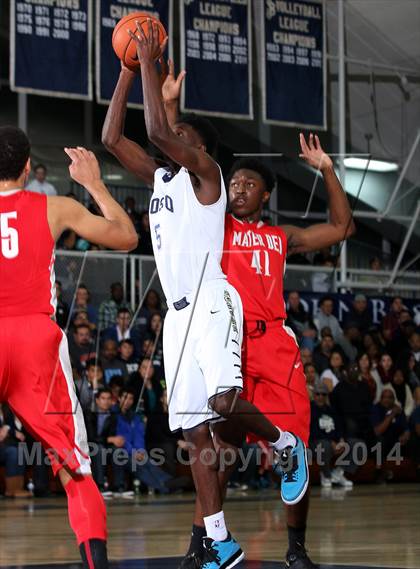 Thumbnail 2 in Mater Dei vs. St. John Bosco  photogallery.