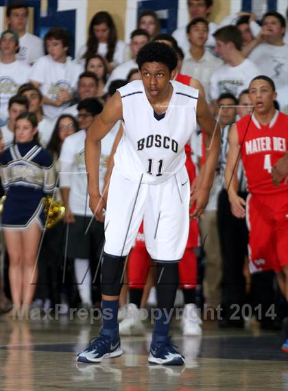 Thumbnail 3 in Mater Dei vs. St. John Bosco  photogallery.
