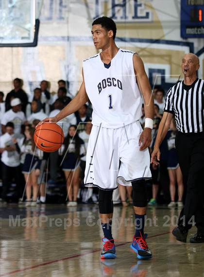 Thumbnail 2 in Mater Dei vs. St. John Bosco  photogallery.