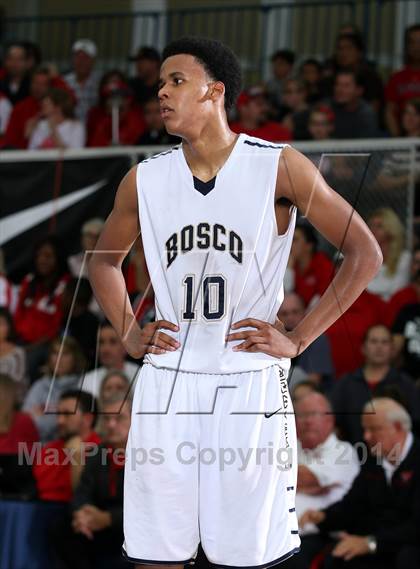 Thumbnail 1 in Mater Dei vs. St. John Bosco  photogallery.