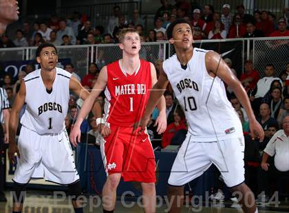 Thumbnail 3 in Mater Dei vs. St. John Bosco  photogallery.
