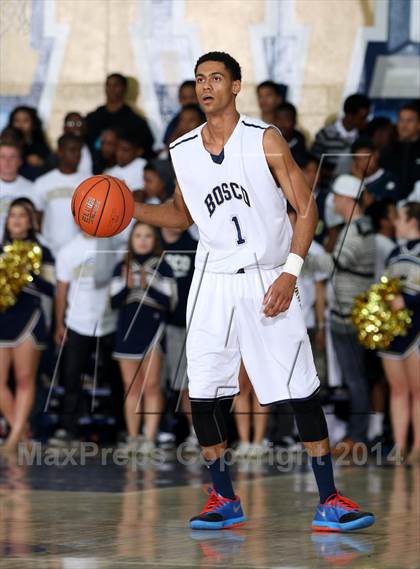 Thumbnail 1 in Mater Dei vs. St. John Bosco  photogallery.