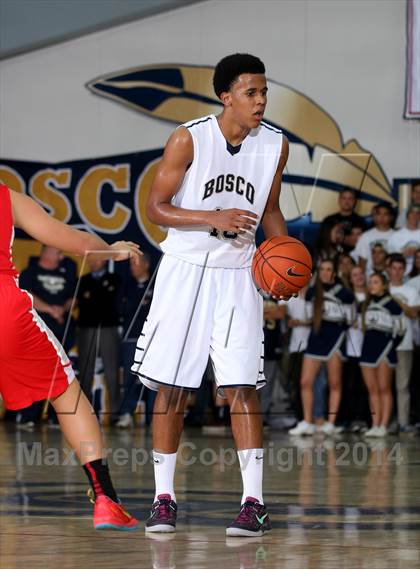 Thumbnail 3 in Mater Dei vs. St. John Bosco  photogallery.