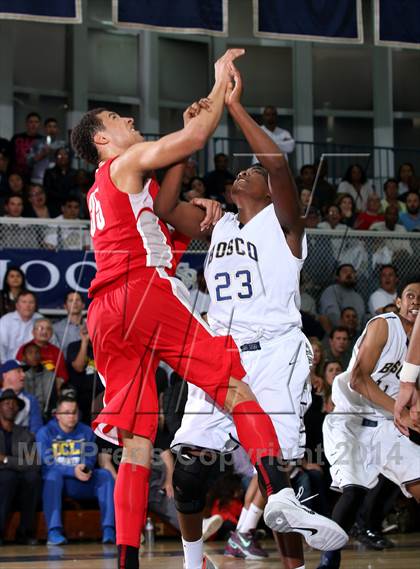 Thumbnail 1 in Mater Dei vs. St. John Bosco  photogallery.