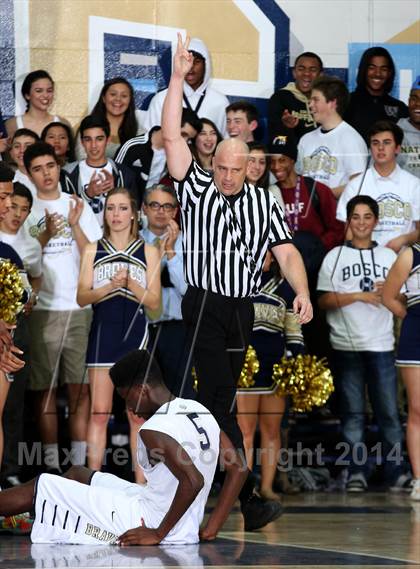 Thumbnail 1 in Mater Dei vs. St. John Bosco  photogallery.