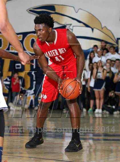 Thumbnail 2 in Mater Dei vs. St. John Bosco  photogallery.