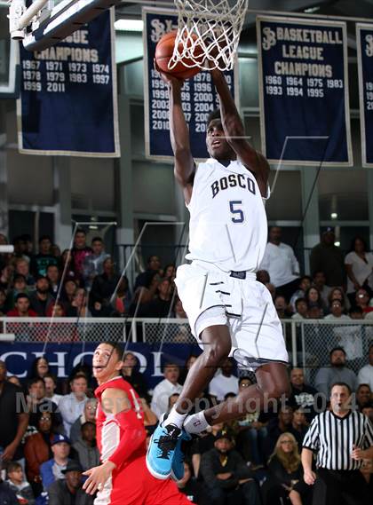 Thumbnail 3 in Mater Dei vs. St. John Bosco  photogallery.