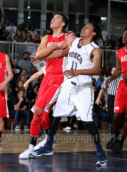 Thumbnail 3 in Mater Dei vs. St. John Bosco  photogallery.
