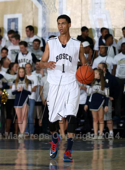 Thumbnail 3 in Mater Dei vs. St. John Bosco  photogallery.