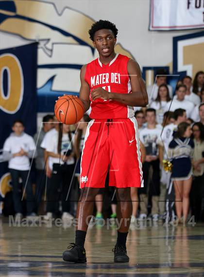 Thumbnail 1 in Mater Dei vs. St. John Bosco  photogallery.