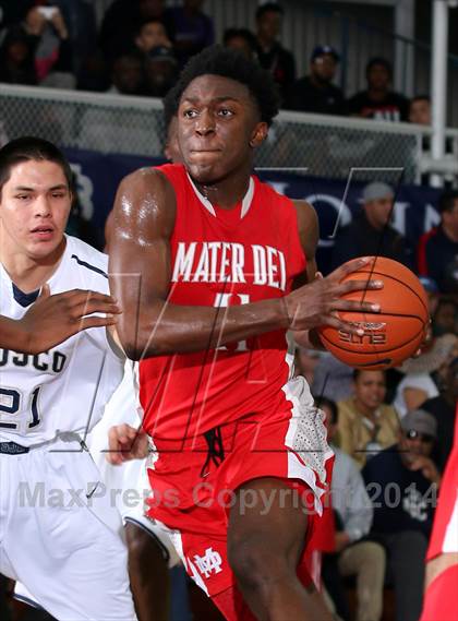 Thumbnail 2 in Mater Dei vs. St. John Bosco  photogallery.