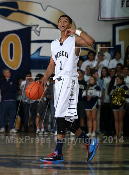 Thumbnail 2 in Mater Dei vs. St. John Bosco  photogallery.