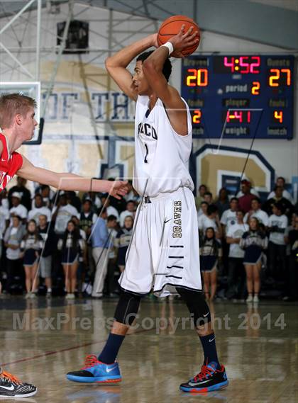 Thumbnail 1 in Mater Dei vs. St. John Bosco  photogallery.