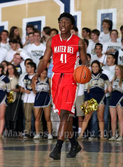 Thumbnail 3 in Mater Dei vs. St. John Bosco  photogallery.