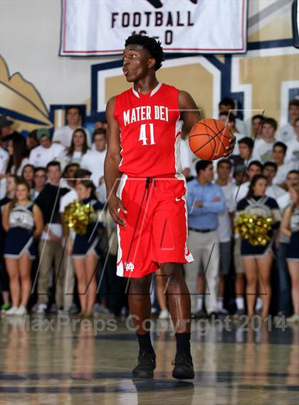 Thumbnail 1 in Mater Dei vs. St. John Bosco  photogallery.