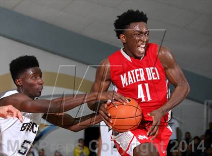 Thumbnail 2 in Mater Dei vs. St. John Bosco  photogallery.