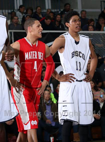 Thumbnail 2 in Mater Dei vs. St. John Bosco  photogallery.