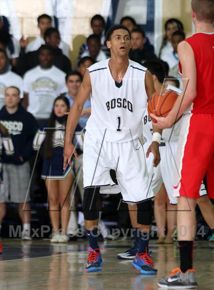 Thumbnail 3 in Mater Dei vs. St. John Bosco  photogallery.