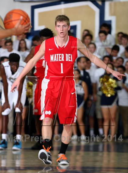 Thumbnail 3 in Mater Dei vs. St. John Bosco  photogallery.