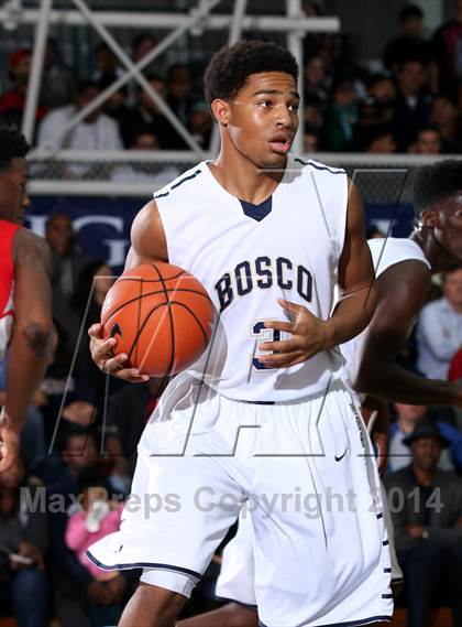 Thumbnail 2 in Mater Dei vs. St. John Bosco  photogallery.