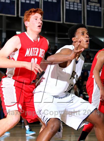 Thumbnail 1 in Mater Dei vs. St. John Bosco  photogallery.