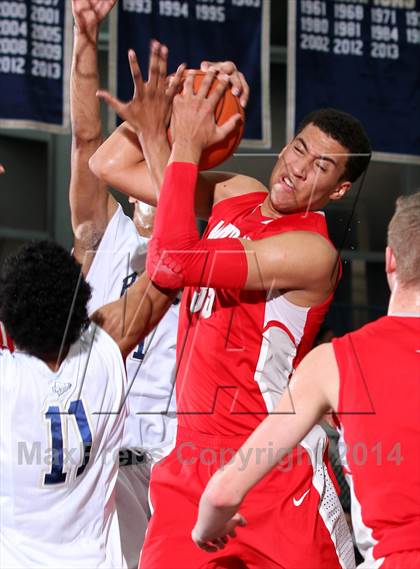 Thumbnail 3 in Mater Dei vs. St. John Bosco  photogallery.
