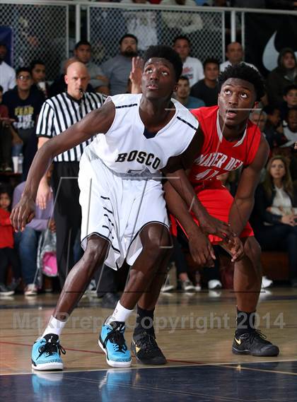 Thumbnail 1 in Mater Dei vs. St. John Bosco  photogallery.