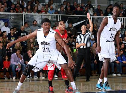 Thumbnail 1 in Mater Dei vs. St. John Bosco  photogallery.