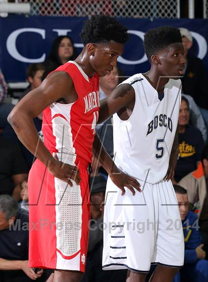 Thumbnail 2 in Mater Dei vs. St. John Bosco  photogallery.