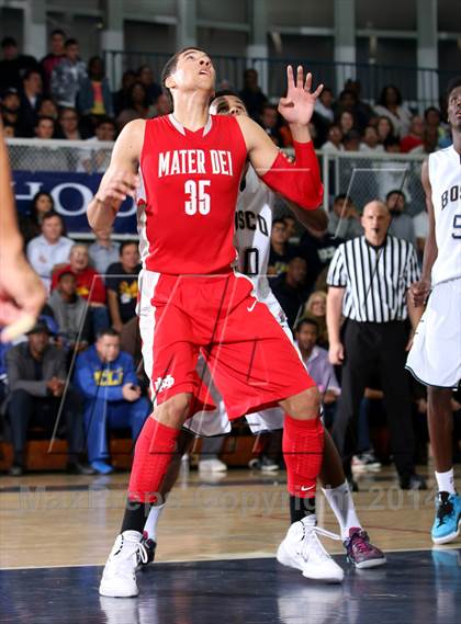 Thumbnail 2 in Mater Dei vs. St. John Bosco  photogallery.