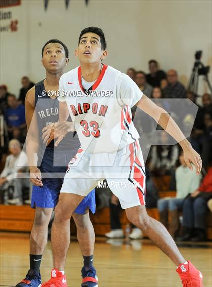 Thumbnail 1 in Ripon @ Freedom (Modesto Christian Holiday Hoops Classic) photogallery.