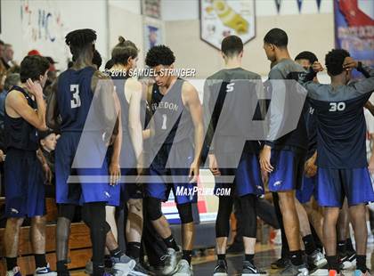 Thumbnail 2 in Ripon @ Freedom (Modesto Christian Holiday Hoops Classic) photogallery.