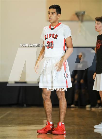 Thumbnail 1 in Ripon @ Freedom (Modesto Christian Holiday Hoops Classic) photogallery.