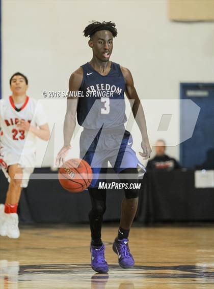 Thumbnail 3 in Ripon @ Freedom (Modesto Christian Holiday Hoops Classic) photogallery.