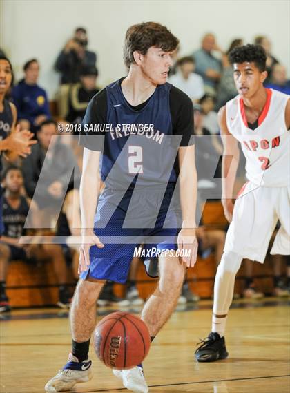 Thumbnail 1 in Ripon @ Freedom (Modesto Christian Holiday Hoops Classic) photogallery.