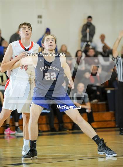 Thumbnail 1 in Ripon @ Freedom (Modesto Christian Holiday Hoops Classic) photogallery.