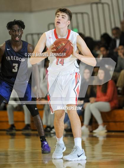 Thumbnail 2 in Ripon @ Freedom (Modesto Christian Holiday Hoops Classic) photogallery.