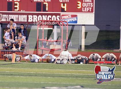 Thumbnail 1 in Lee's Summit @ Lee's Summit North (2016 MaxPreps Rivalry Series) photogallery.