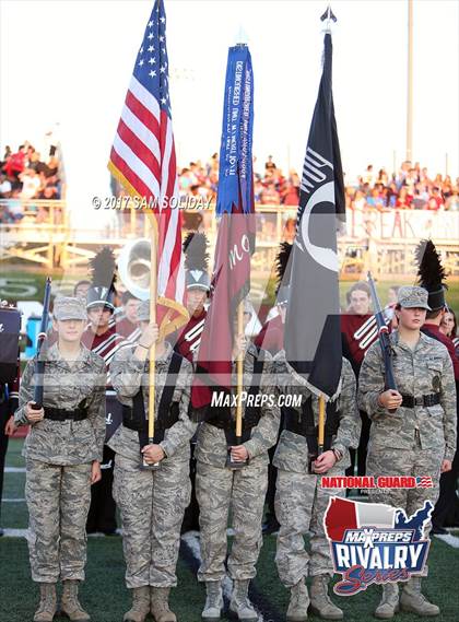 Thumbnail 1 in Lee's Summit @ Lee's Summit North (2016 MaxPreps Rivalry Series) photogallery.