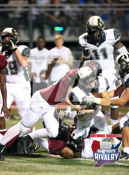 Thumbnail 1 in Lee's Summit @ Lee's Summit North (2016 MaxPreps Rivalry Series) photogallery.