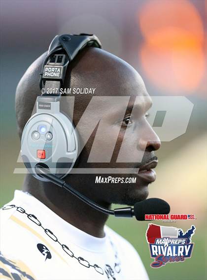 Thumbnail 1 in Lee's Summit @ Lee's Summit North (2016 MaxPreps Rivalry Series) photogallery.