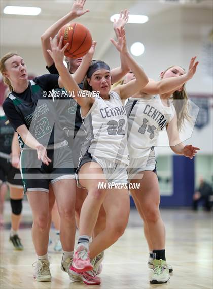 Thumbnail 2 in Central Columbia vs. Hughesville (PHAC Semifinal) photogallery.