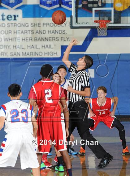Thumbnail 1 in Maranatha vs San Gabriel (San Marino Tournament) photogallery.
