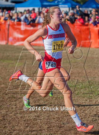 Thumbnail 2 in CIF State Cross Country Championships (D2 Girls Race) photogallery.