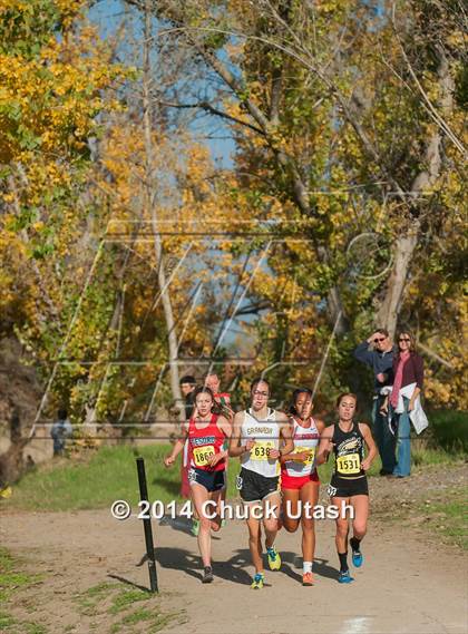 Thumbnail 2 in CIF State Cross Country Championships (D2 Girls Race) photogallery.