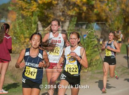 Thumbnail 1 in CIF State Cross Country Championships (D2 Girls Race) photogallery.