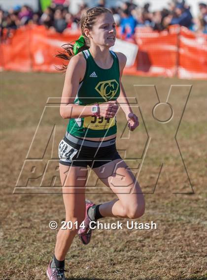 Thumbnail 2 in CIF State Cross Country Championships (D2 Girls Race) photogallery.