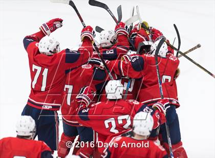 Thumbnail 3 in Reading Memorial vs. Central Catholic (MIAA Division 1A Play-In) photogallery.