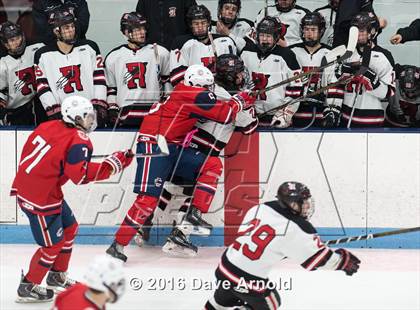 Thumbnail 3 in Reading Memorial vs. Central Catholic (MIAA Division 1A Play-In) photogallery.